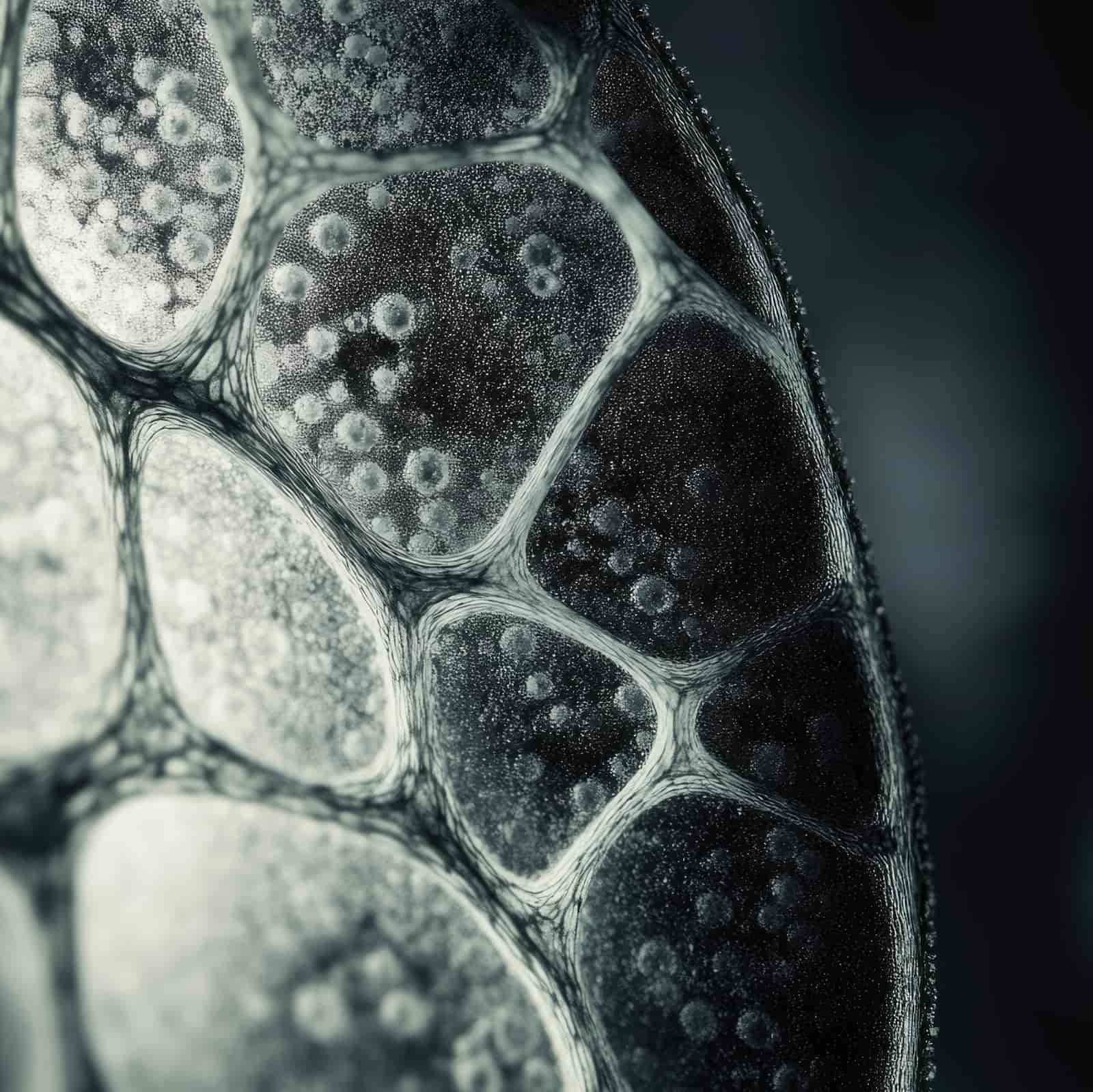 Macro shot of an exosome