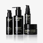 Set of Caldera + Lab skincare products on a white background